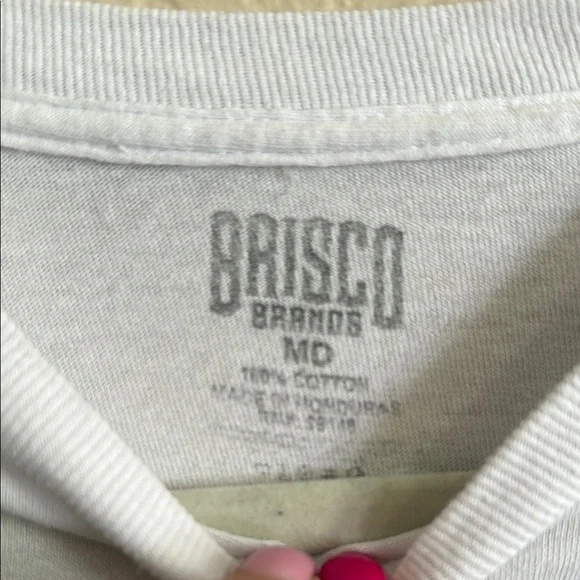 White Graphic T-Shirt with Red Pizza - Picture 2 of 5